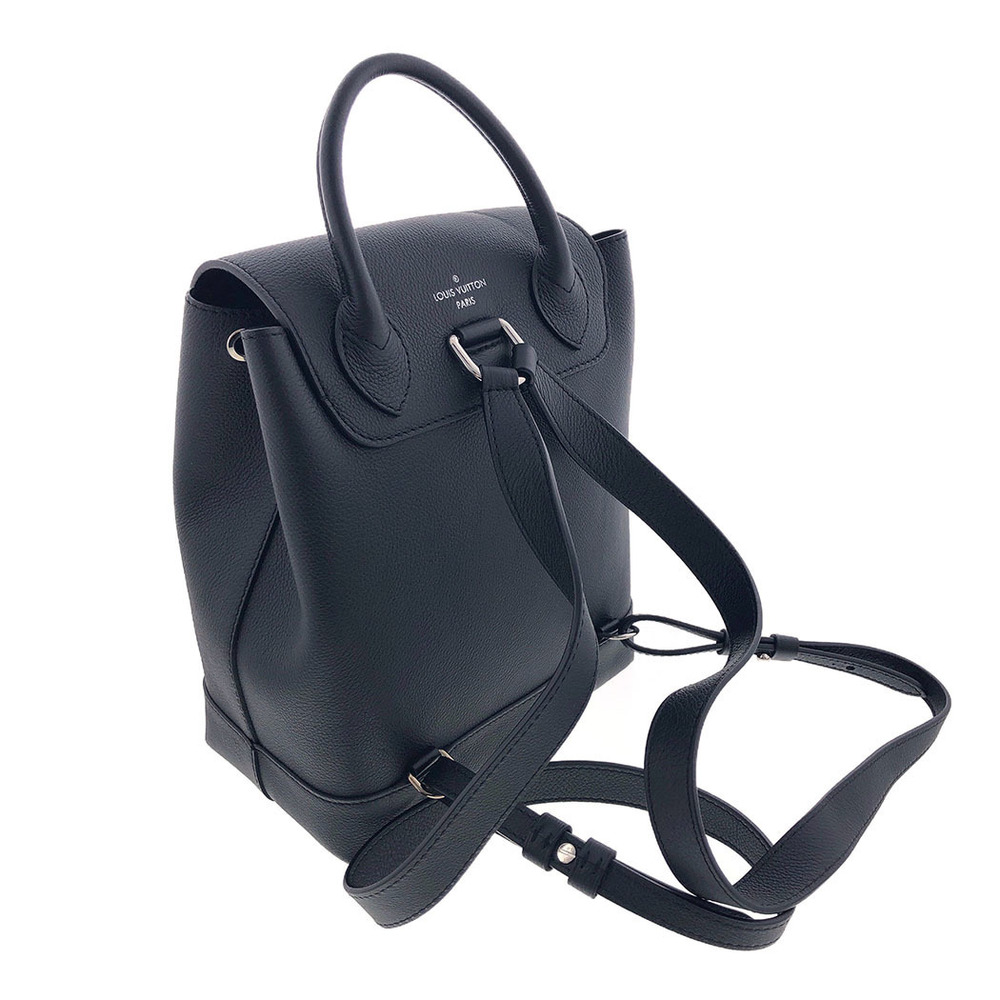 Louis Vuitton Lock Me Backpack Rucksack Noir Black Silver Hardware - Picture 2 of 12